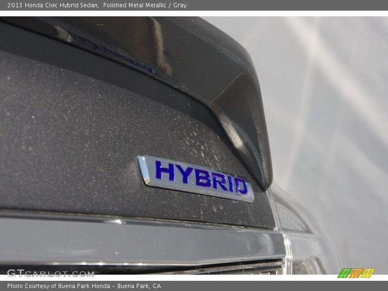 Polished Metal Metallic / Gray 2013 Honda Civic Hybrid Sedan