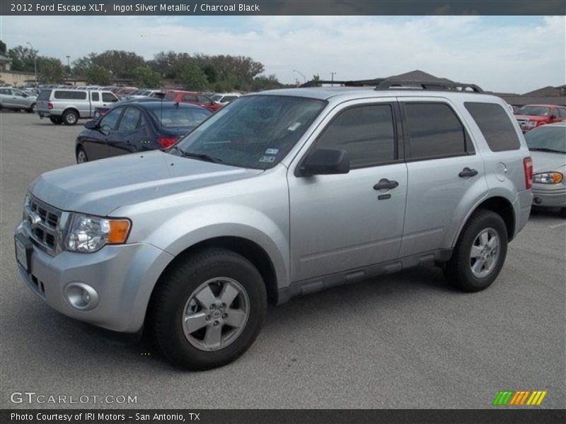 Ingot Silver Metallic / Charcoal Black 2012 Ford Escape XLT
