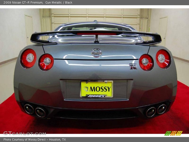 Gun Metallic / Black 2009 Nissan GT-R Premium