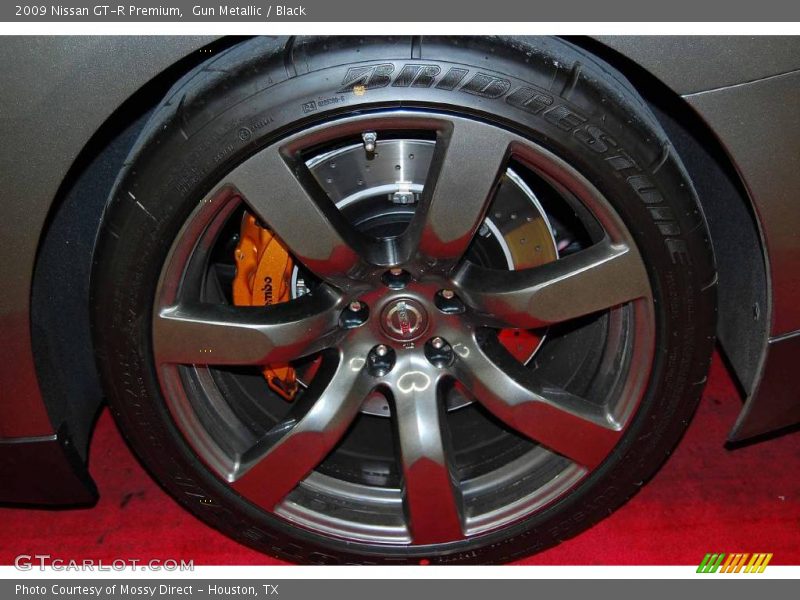 Gun Metallic / Black 2009 Nissan GT-R Premium