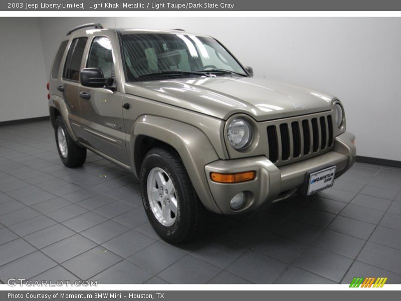 Light Khaki Metallic / Light Taupe/Dark Slate Gray 2003 Jeep Liberty Limited