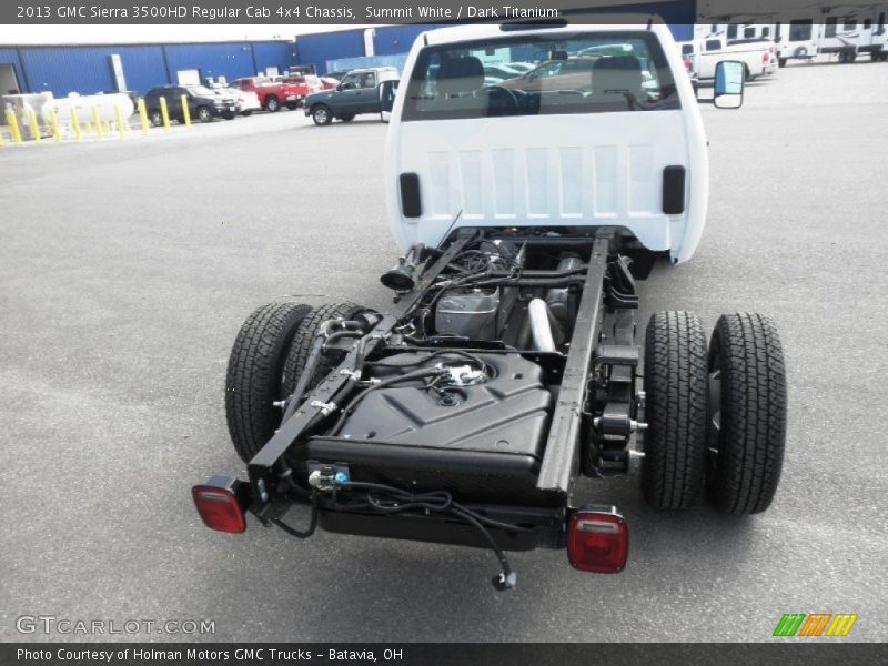 Summit White / Dark Titanium 2013 GMC Sierra 3500HD Regular Cab 4x4 Chassis