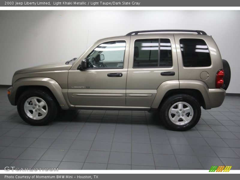 Light Khaki Metallic / Light Taupe/Dark Slate Gray 2003 Jeep Liberty Limited