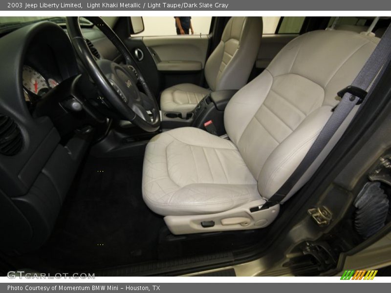 Light Khaki Metallic / Light Taupe/Dark Slate Gray 2003 Jeep Liberty Limited