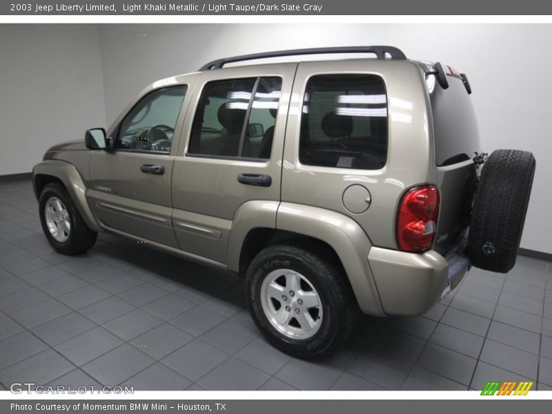 Light Khaki Metallic / Light Taupe/Dark Slate Gray 2003 Jeep Liberty Limited