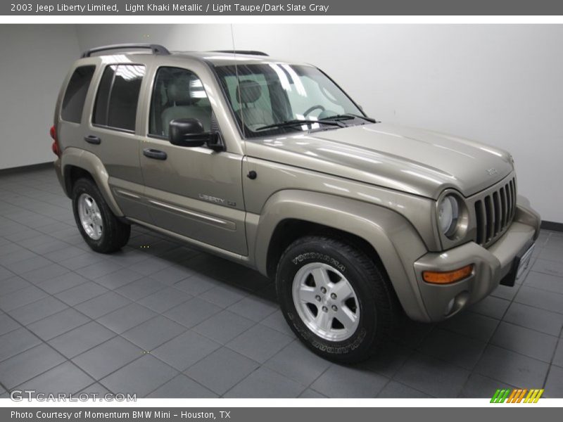 Light Khaki Metallic / Light Taupe/Dark Slate Gray 2003 Jeep Liberty Limited