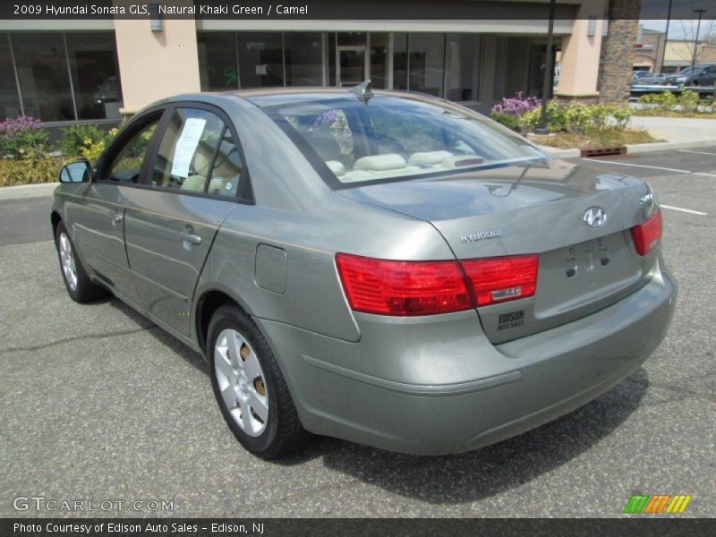Natural Khaki Green / Camel 2009 Hyundai Sonata GLS