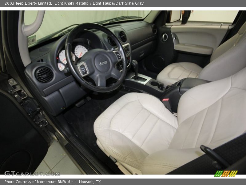 Light Khaki Metallic / Light Taupe/Dark Slate Gray 2003 Jeep Liberty Limited