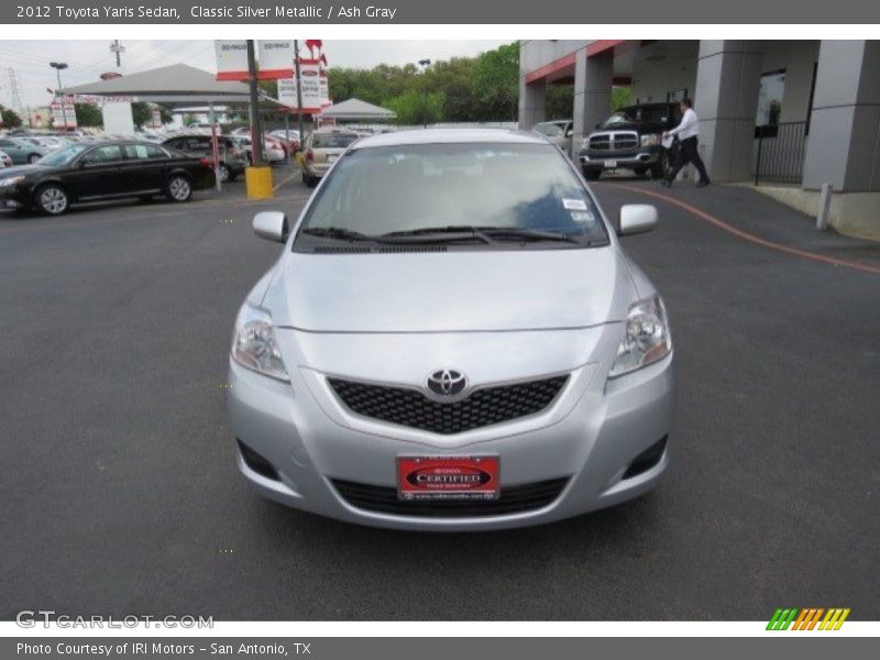 Classic Silver Metallic / Ash Gray 2012 Toyota Yaris Sedan
