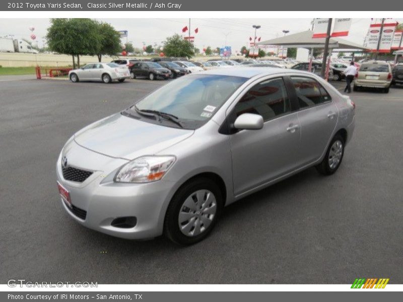 Classic Silver Metallic / Ash Gray 2012 Toyota Yaris Sedan