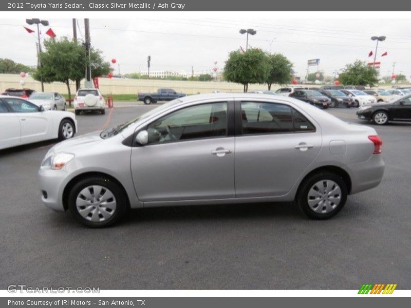 Classic Silver Metallic / Ash Gray 2012 Toyota Yaris Sedan
