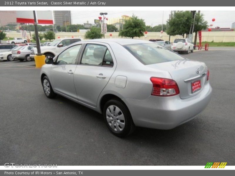 Classic Silver Metallic / Ash Gray 2012 Toyota Yaris Sedan