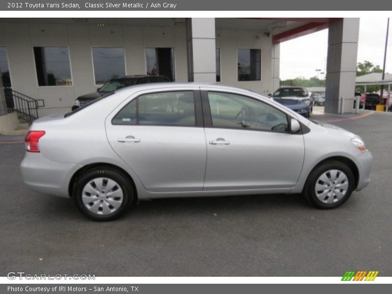 Classic Silver Metallic / Ash Gray 2012 Toyota Yaris Sedan