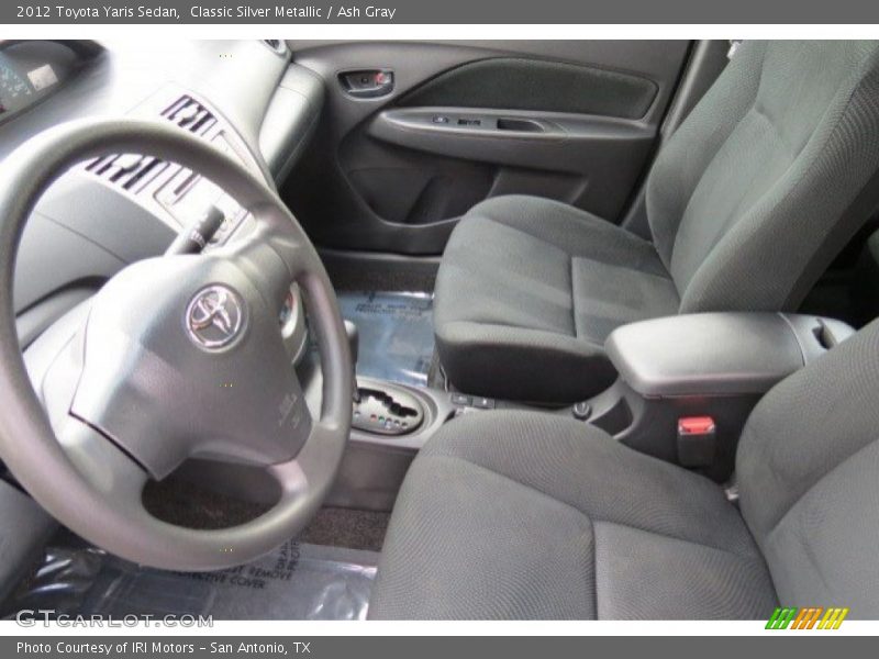 Classic Silver Metallic / Ash Gray 2012 Toyota Yaris Sedan