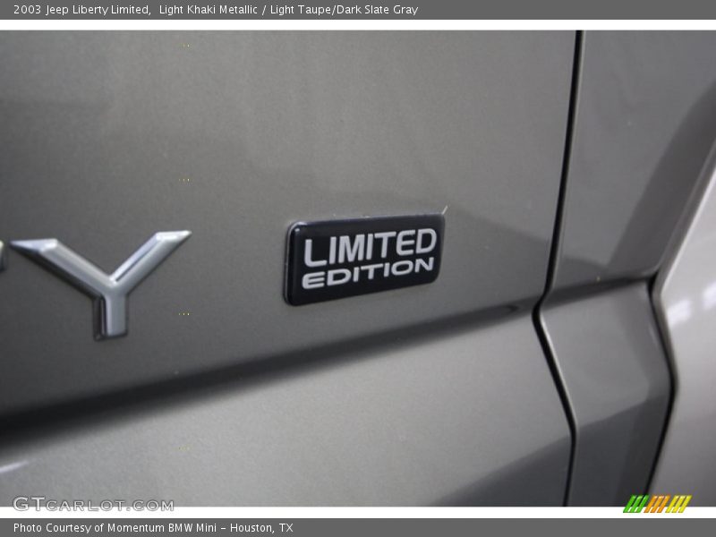 Light Khaki Metallic / Light Taupe/Dark Slate Gray 2003 Jeep Liberty Limited
