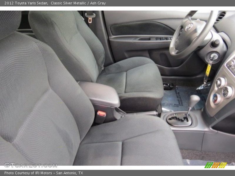 Classic Silver Metallic / Ash Gray 2012 Toyota Yaris Sedan