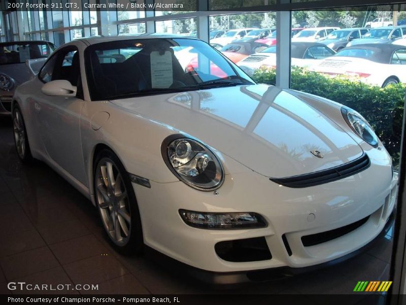 Carrara White / Black w/Alcantara 2007 Porsche 911 GT3