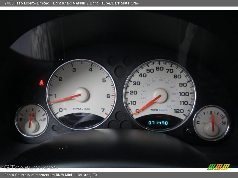 Light Khaki Metallic / Light Taupe/Dark Slate Gray 2003 Jeep Liberty Limited