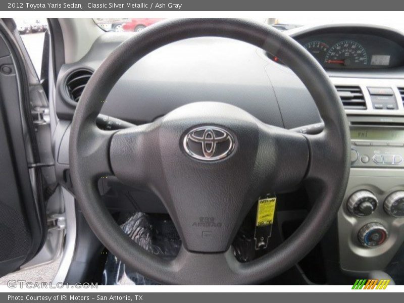 Classic Silver Metallic / Ash Gray 2012 Toyota Yaris Sedan