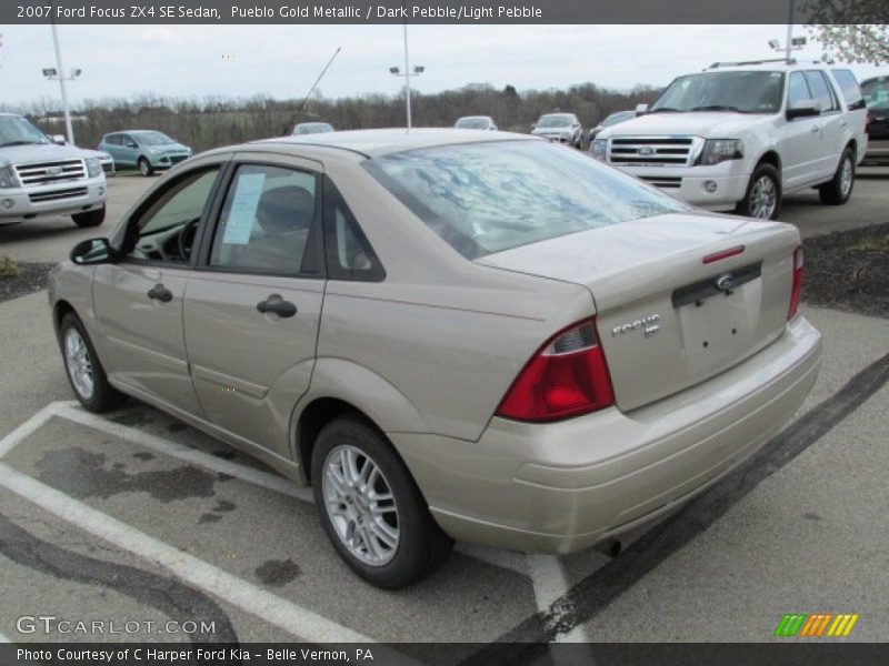 Pueblo Gold Metallic / Dark Pebble/Light Pebble 2007 Ford Focus ZX4 SE Sedan