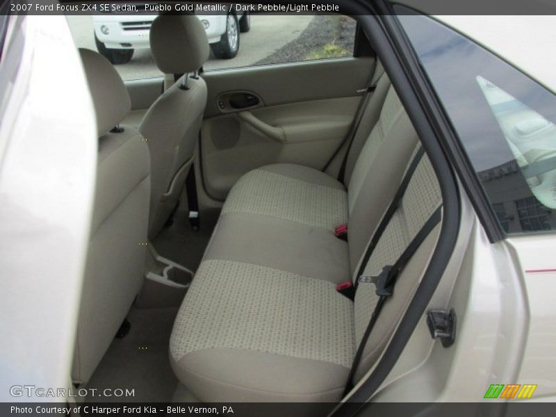 Rear Seat of 2007 Focus ZX4 SE Sedan