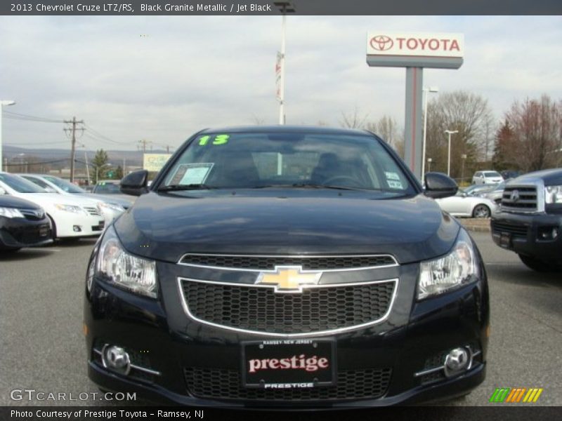 Black Granite Metallic / Jet Black 2013 Chevrolet Cruze LTZ/RS