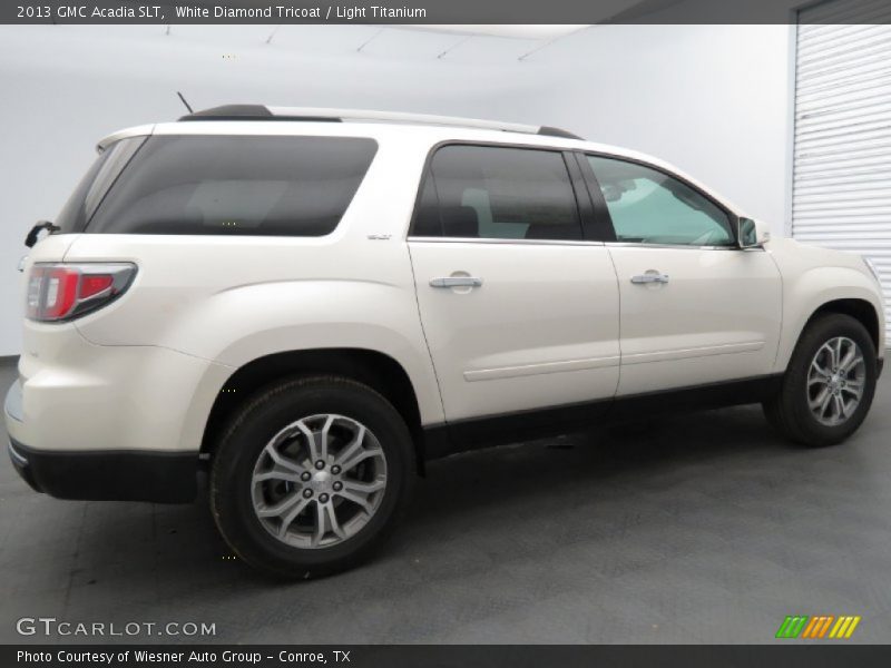 White Diamond Tricoat / Light Titanium 2013 GMC Acadia SLT