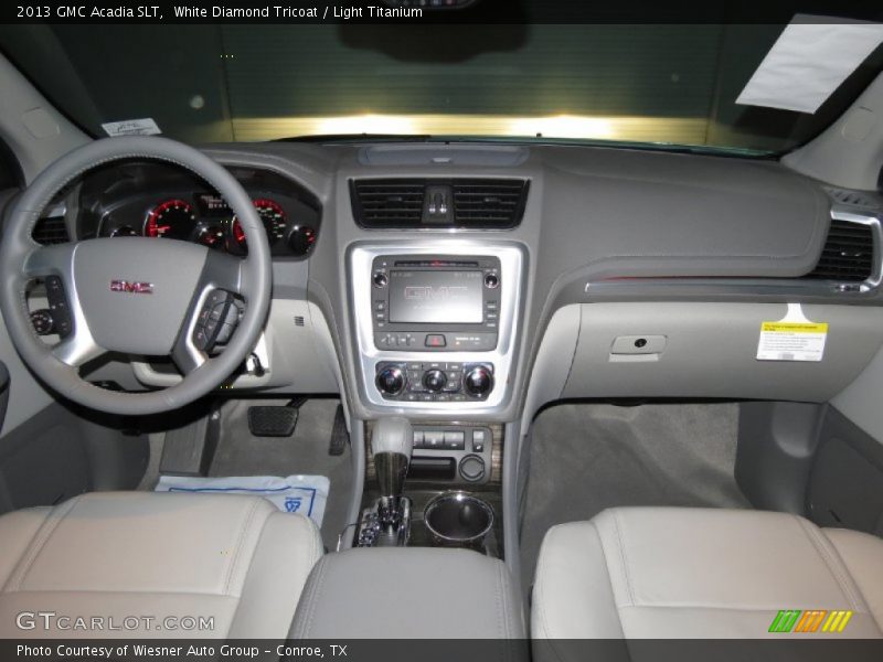 White Diamond Tricoat / Light Titanium 2013 GMC Acadia SLT