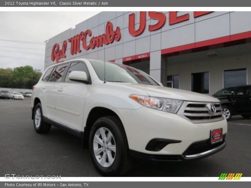 Classic Silver Metallic / Ash 2012 Toyota Highlander V6
