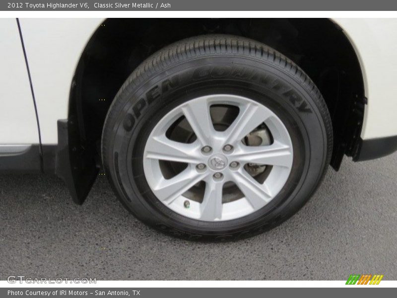 Classic Silver Metallic / Ash 2012 Toyota Highlander V6