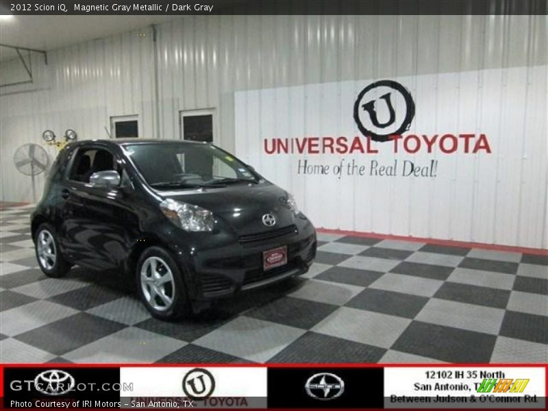 Magnetic Gray Metallic / Dark Gray 2012 Scion iQ