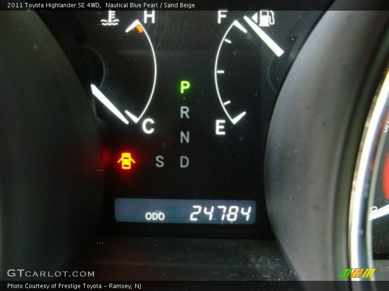 Nautical Blue Pearl / Sand Beige 2011 Toyota Highlander SE 4WD