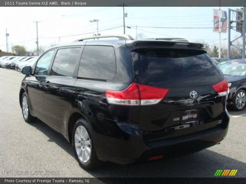 Black / Bisque 2011 Toyota Sienna XLE AWD