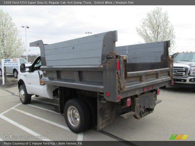 Oxford White / Medium Flint 2006 Ford F350 Super Duty XL Regular Cab 4x4 Dump Truck