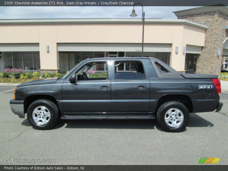 Dark Gray Metallic / Gray/Dark Charcoal 2005 Chevrolet Avalanche Z71 4x4
