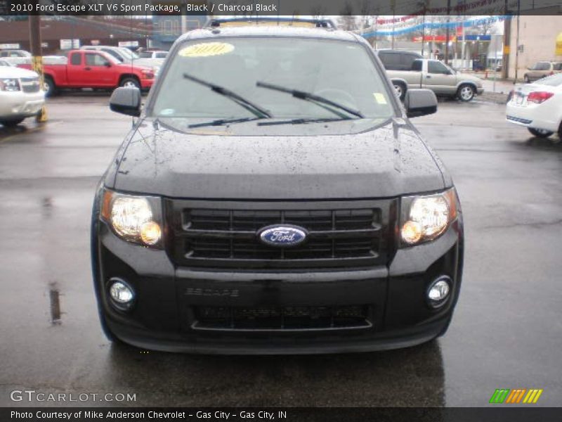 Black / Charcoal Black 2010 Ford Escape XLT V6 Sport Package