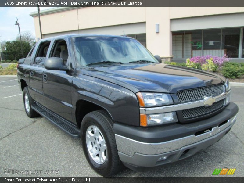Dark Gray Metallic / Gray/Dark Charcoal 2005 Chevrolet Avalanche Z71 4x4