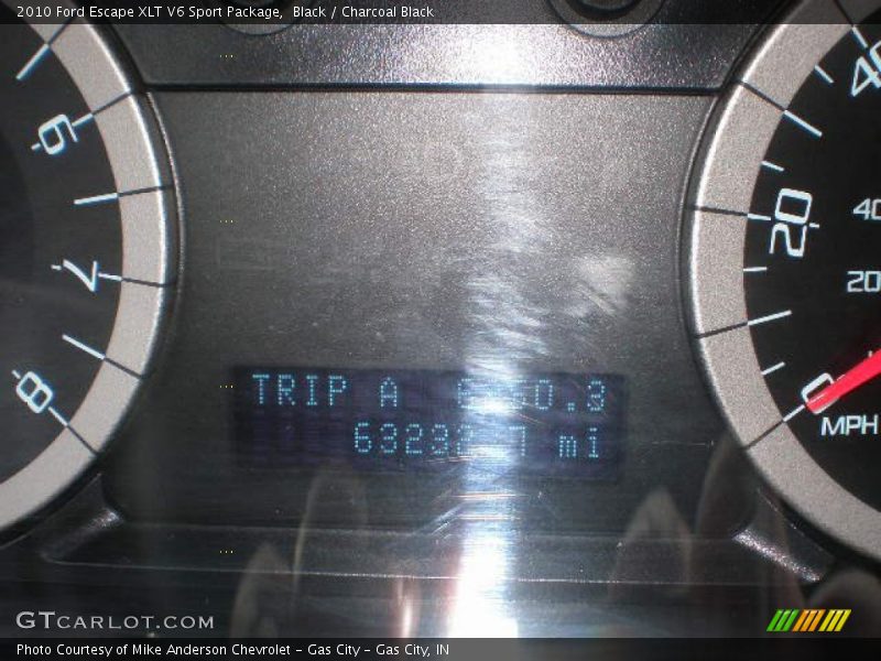 Black / Charcoal Black 2010 Ford Escape XLT V6 Sport Package