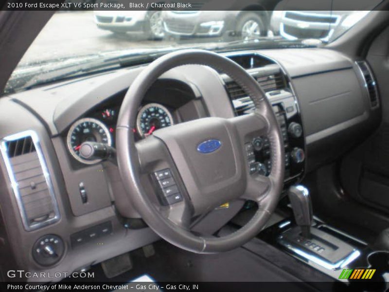 Black / Charcoal Black 2010 Ford Escape XLT V6 Sport Package