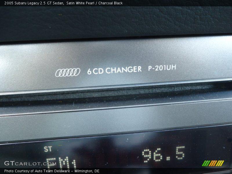 Satin White Pearl / Charcoal Black 2005 Subaru Legacy 2.5 GT Sedan