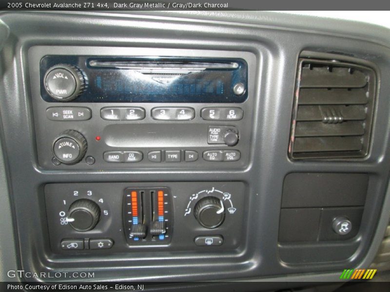 Controls of 2005 Avalanche Z71 4x4