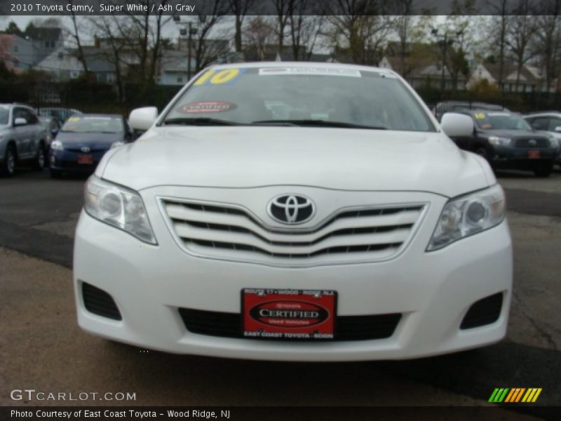 Super White / Ash Gray 2010 Toyota Camry
