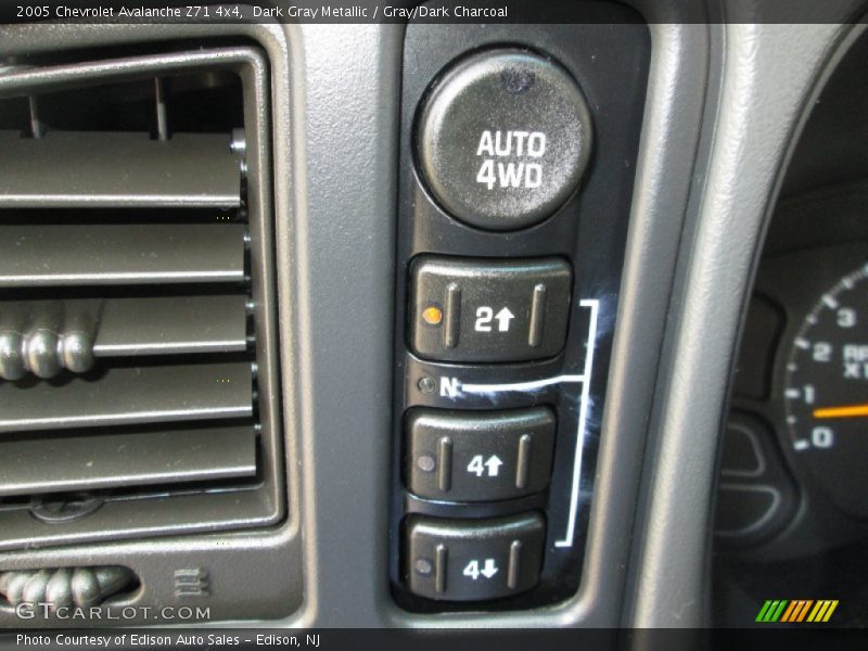 Controls of 2005 Avalanche Z71 4x4