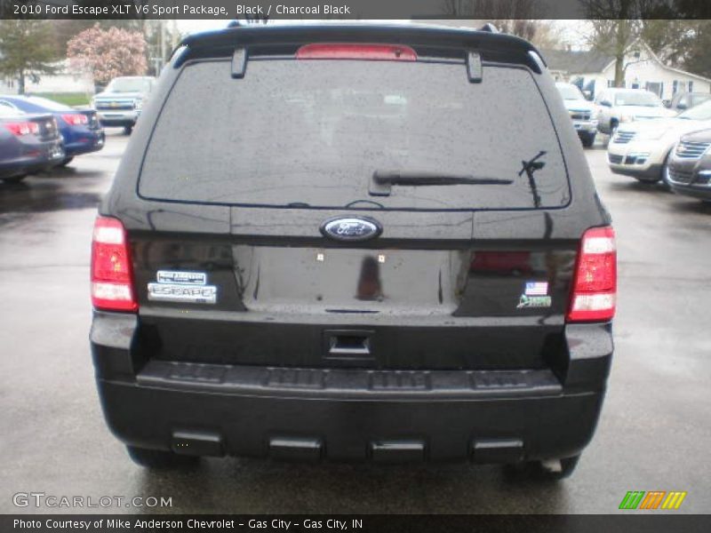 Black / Charcoal Black 2010 Ford Escape XLT V6 Sport Package