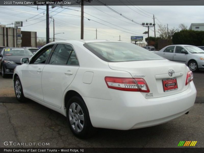 Super White / Ash Gray 2010 Toyota Camry