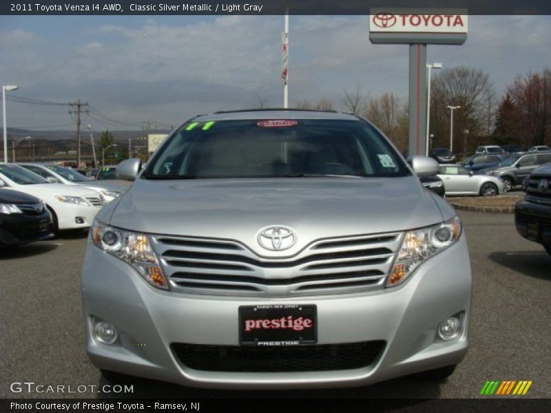 Classic Silver Metallic / Light Gray 2011 Toyota Venza I4 AWD