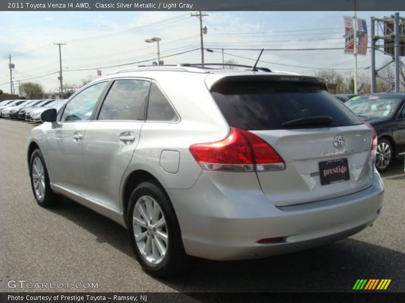 Classic Silver Metallic / Light Gray 2011 Toyota Venza I4 AWD