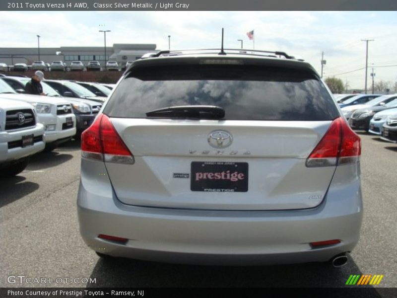 Classic Silver Metallic / Light Gray 2011 Toyota Venza I4 AWD