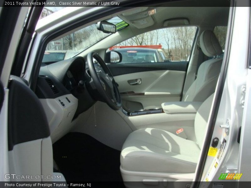 Classic Silver Metallic / Light Gray 2011 Toyota Venza I4 AWD