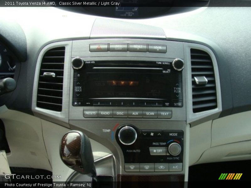 Classic Silver Metallic / Light Gray 2011 Toyota Venza I4 AWD